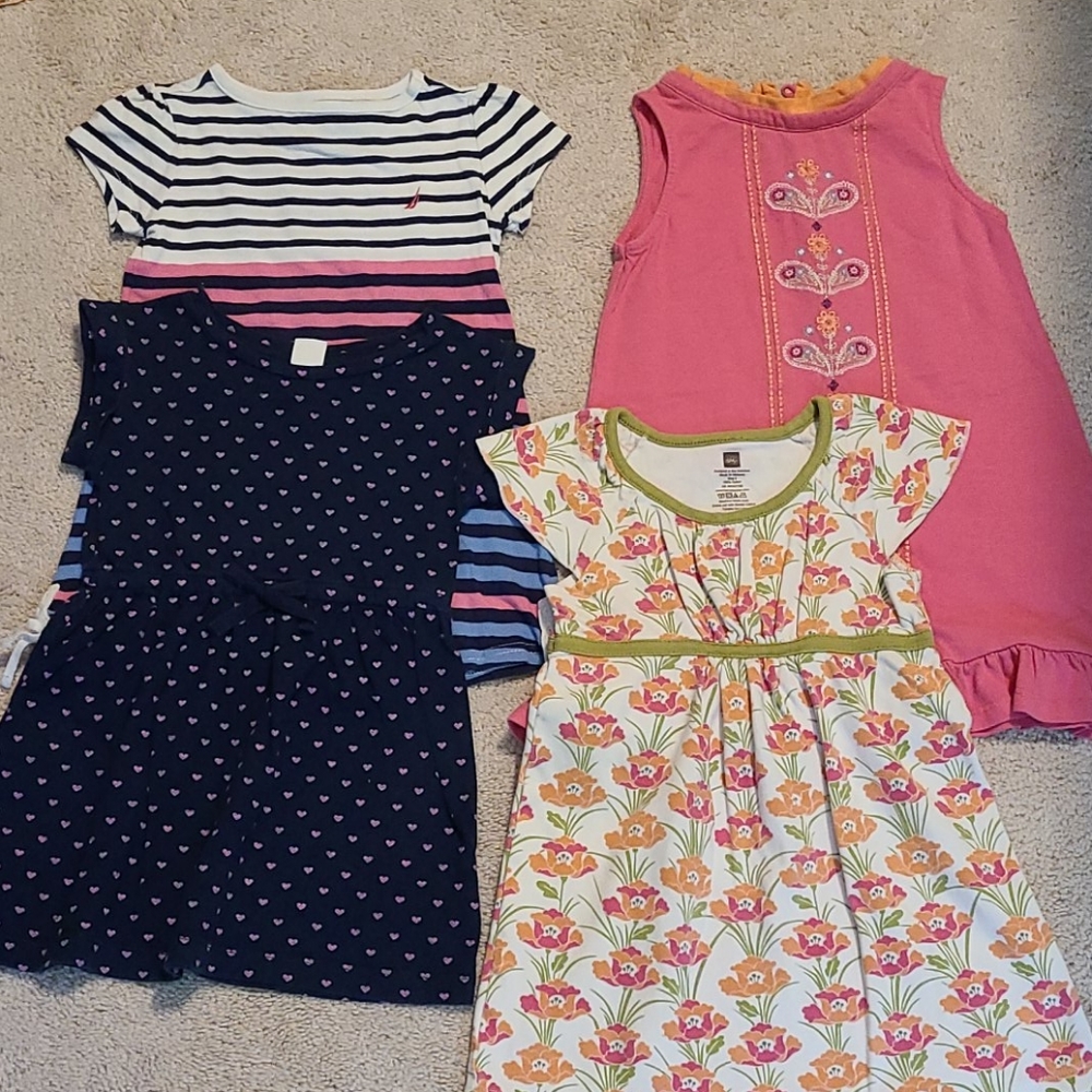 Lot of 4 (3T) Summer Dresses